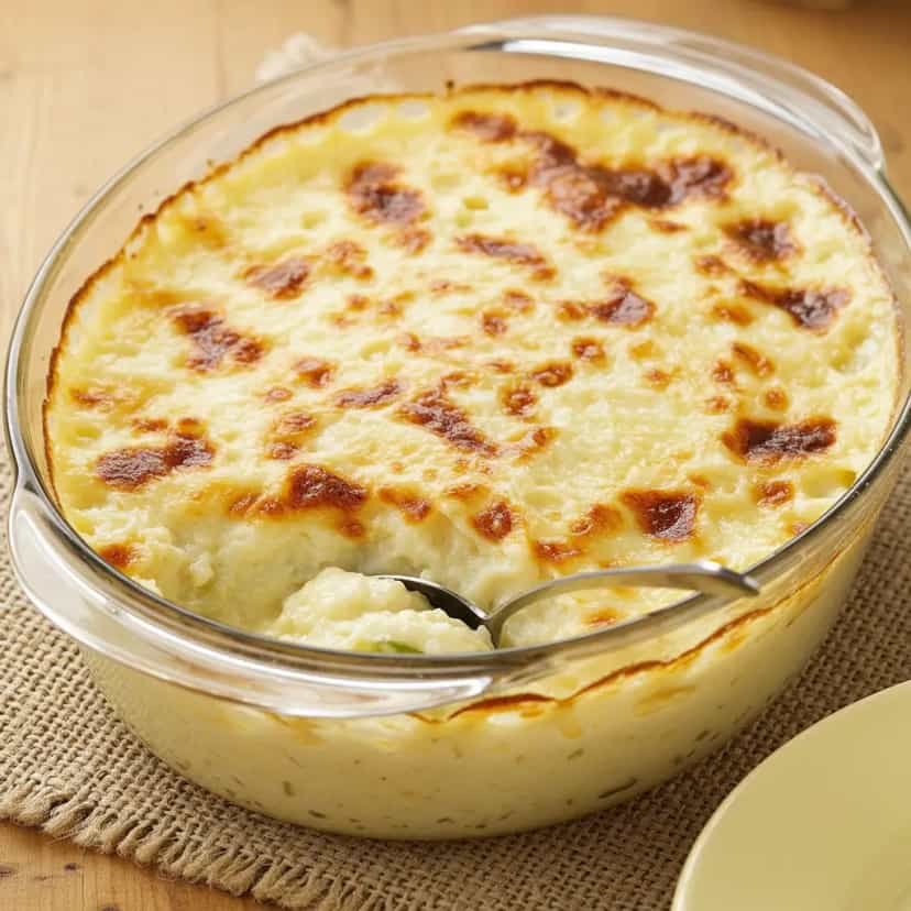 Foto deliciosa de Nhoque Gratinado com Frango e Molho Cremoso pronta para servir - Massas & Macarrão