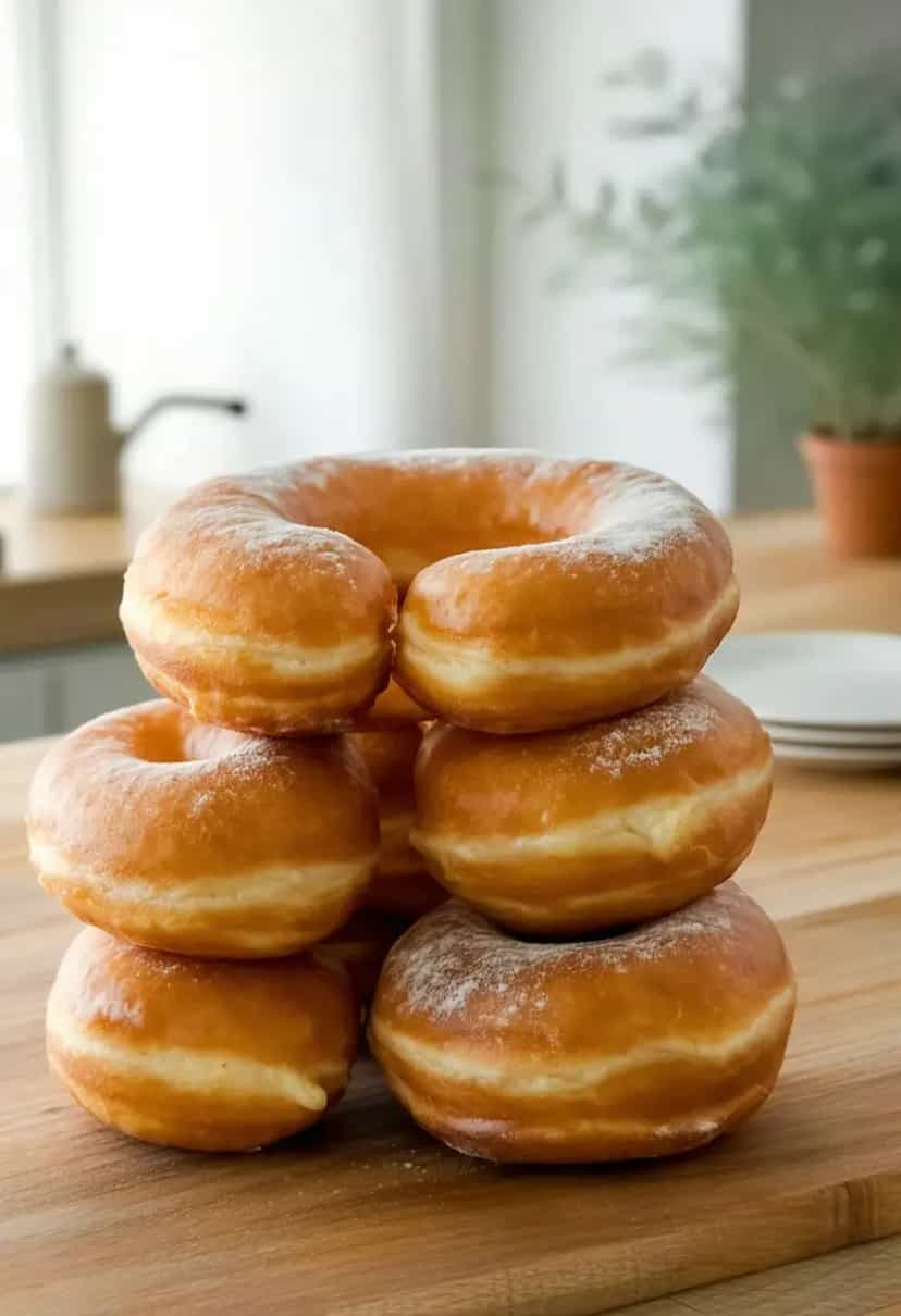 Foto deliciosa de Donuts Antigos pronta para servir - Panquecas & Waffles