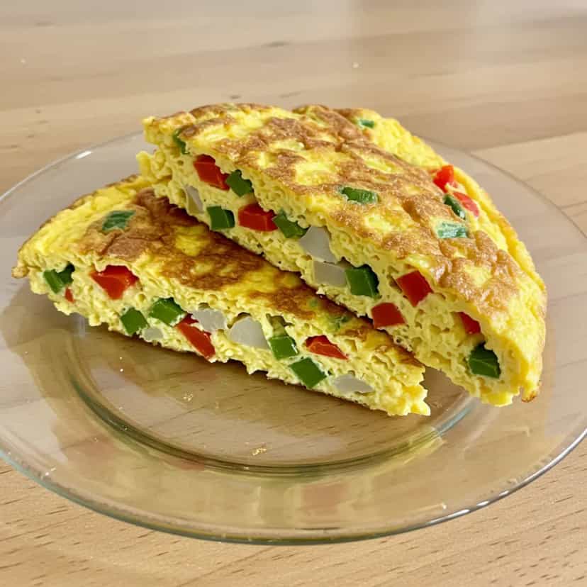 Foto deliciosa de Omelete Colorida da Elena pronta para servir - Ovos