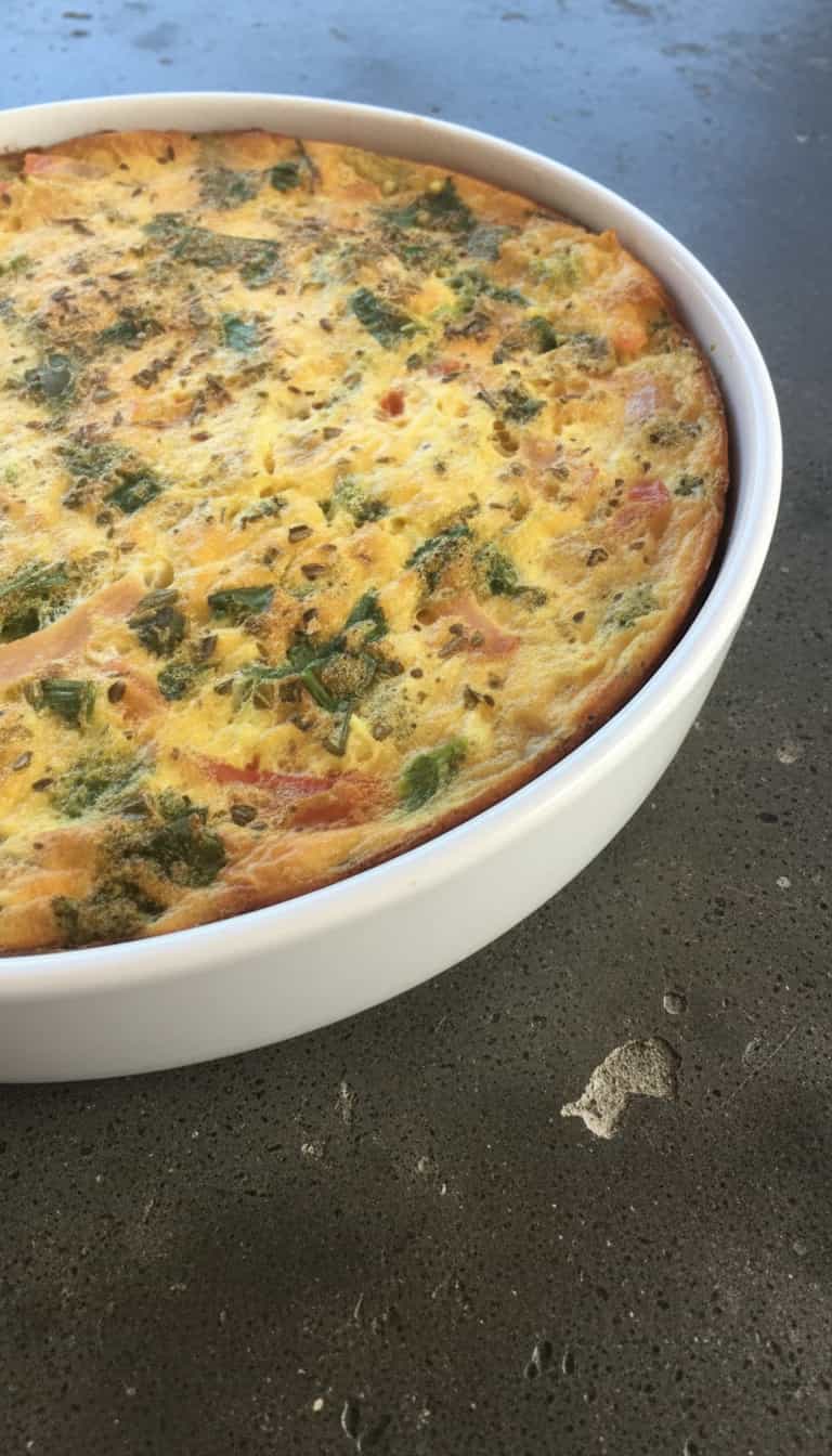 Omelete de Aveia com Legumes