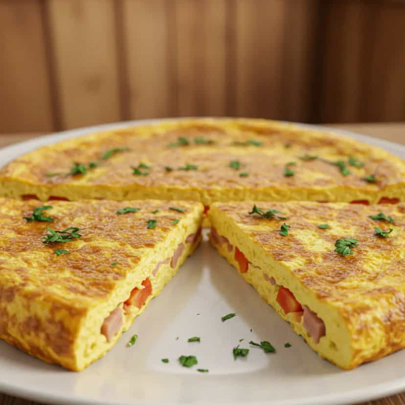 Foto deliciosa de Omelete de forno pronta para servir - Outras Receitas