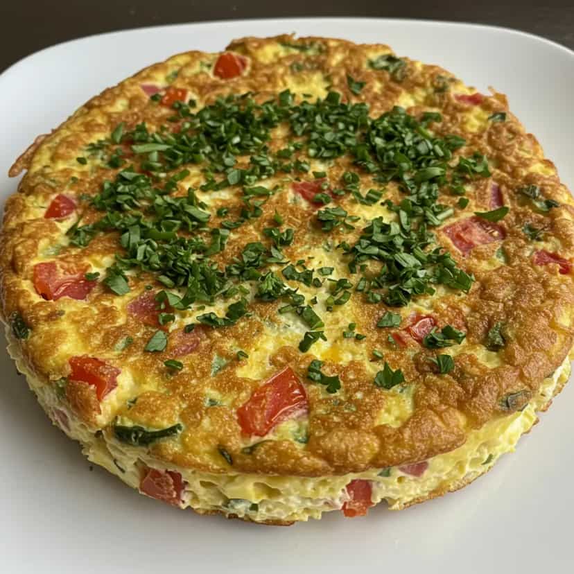 Foto deliciosa de Omelete Mix pronta para servir - Ovos