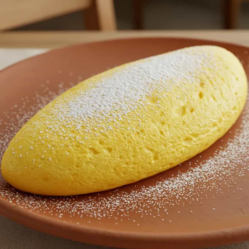 Foto deliciosa de Omelete Suflê de Forno pronta para servir - Ovos