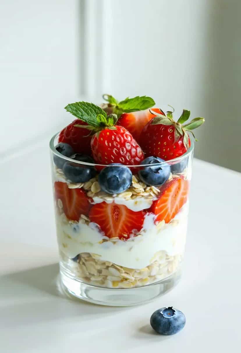 Foto deliciosa de Aveia Overnight Deliciosa pronta para servir - Aveia