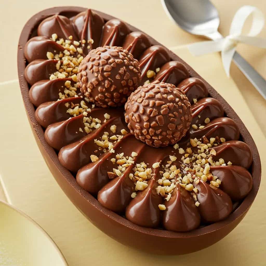Ovo de Páscoa Caseiro com Ferrero Rocher