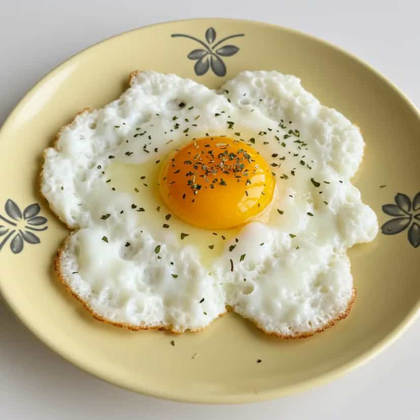 Foto deliciosa de Ovo Pochê no Microondas pronta para servir - No Micro-ondas