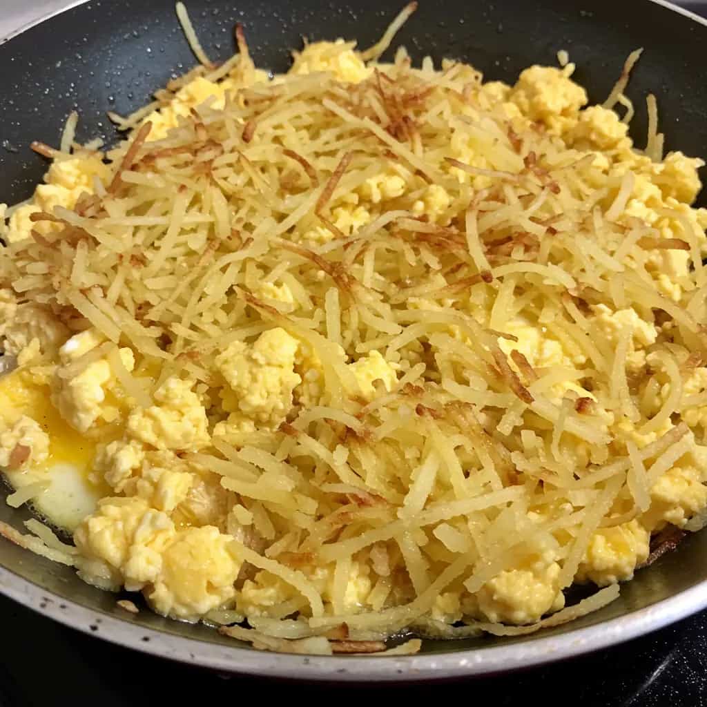 Ovos Mexidos Crocantes com Chester