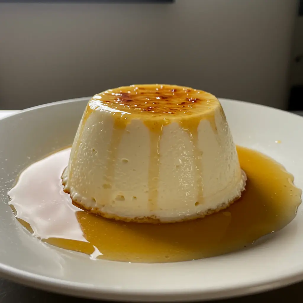 Panacotta com Calda de Vinho Tinto