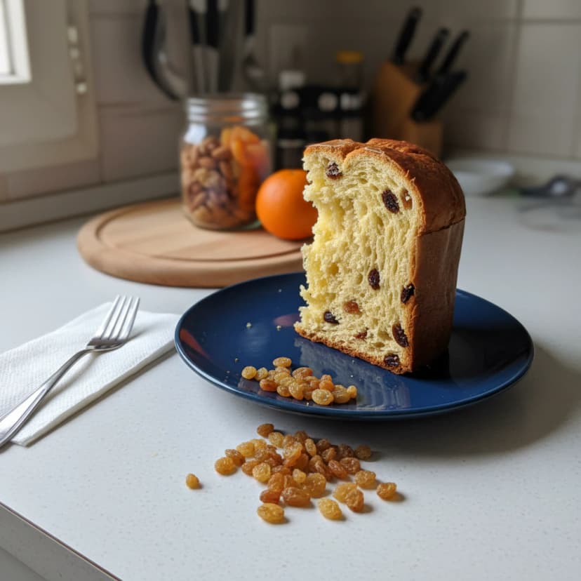 Panetone Vegano de Frutas Cristalizadas