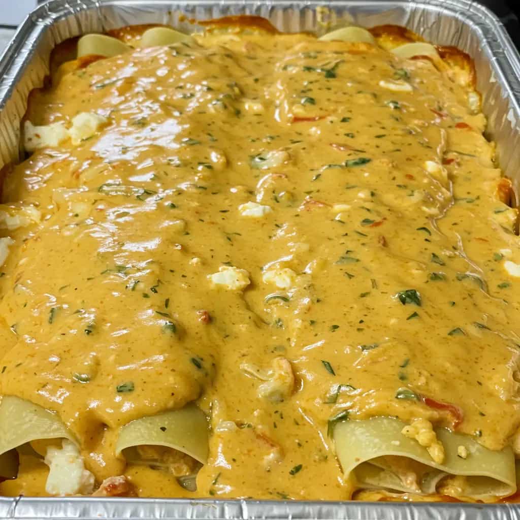 Panqueca de Carne de Sol com Queijo Coalho ao Molho de Abóbora e Gengibre