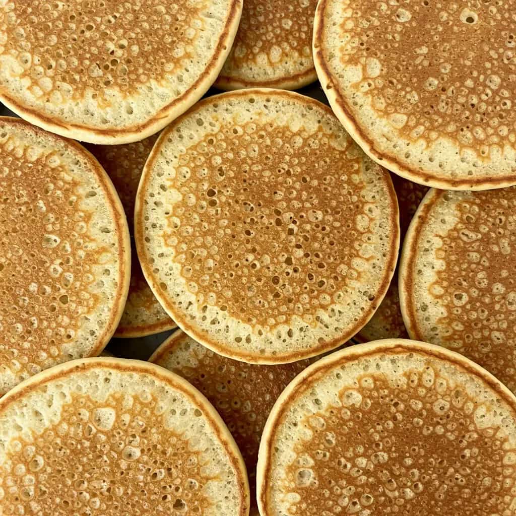 Panqueca doce de chocolate e banana