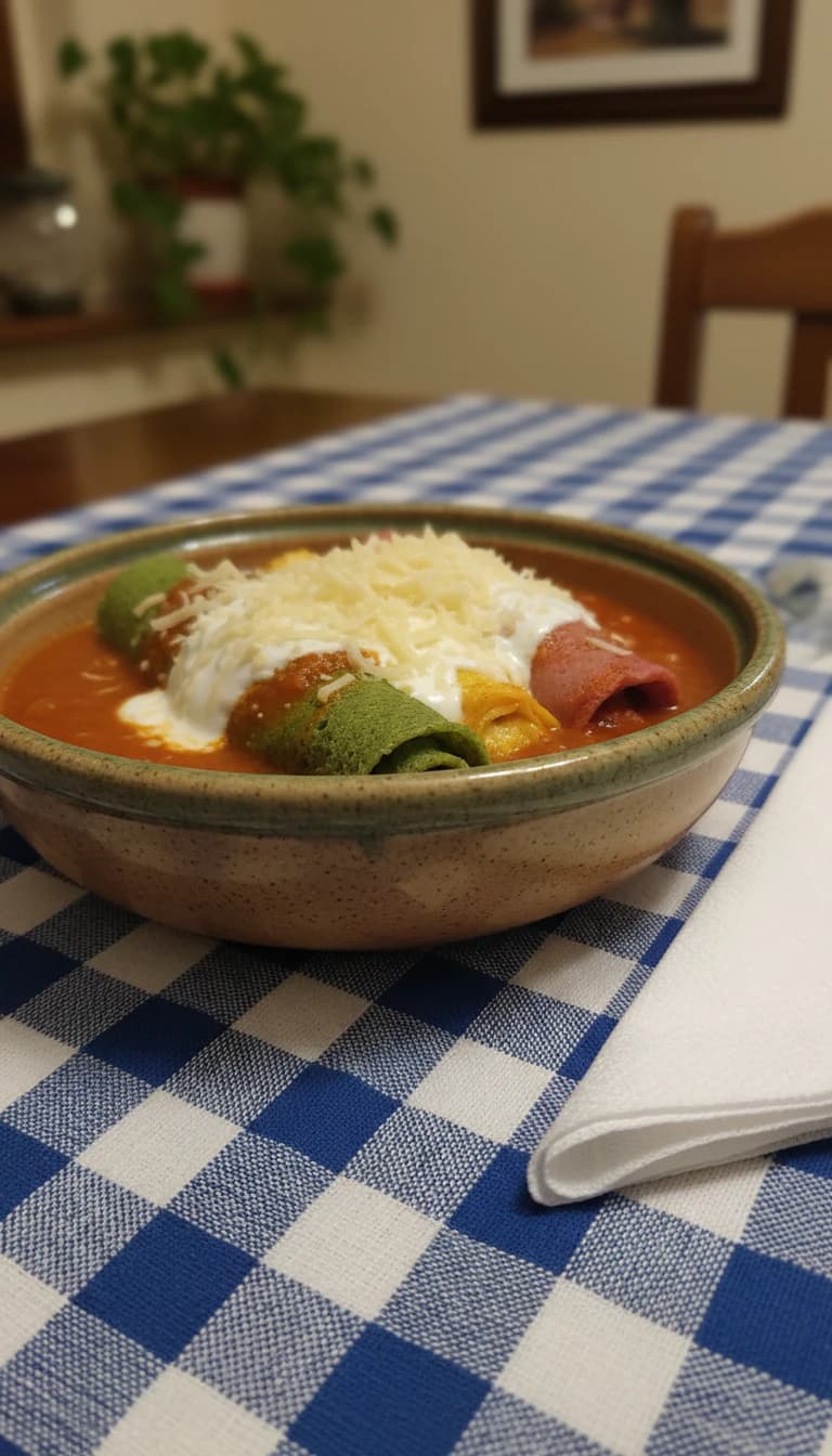 Panquecas Coloridas com Recheios Deliciosos