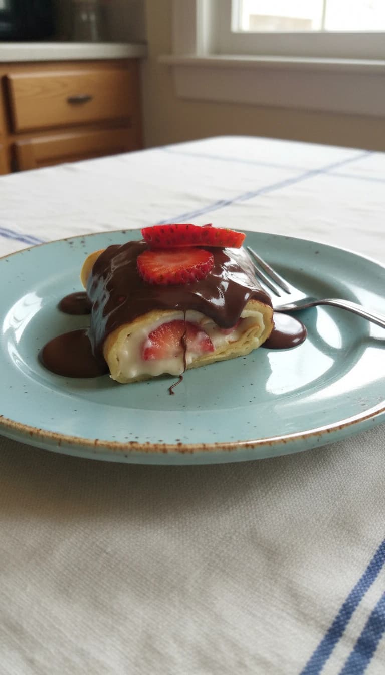 Panquecas Doces com Geléia