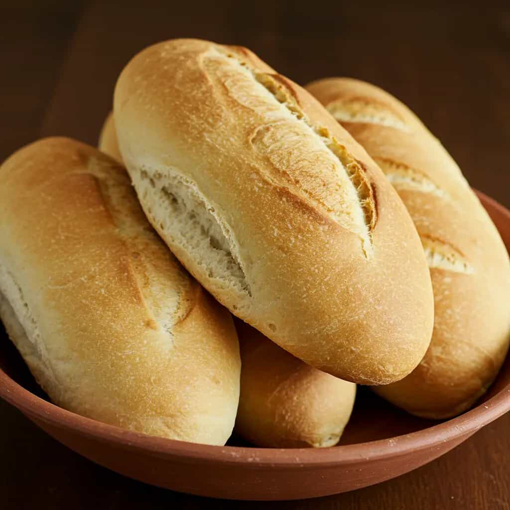 Pão Caseiro Recheado com Mortadela