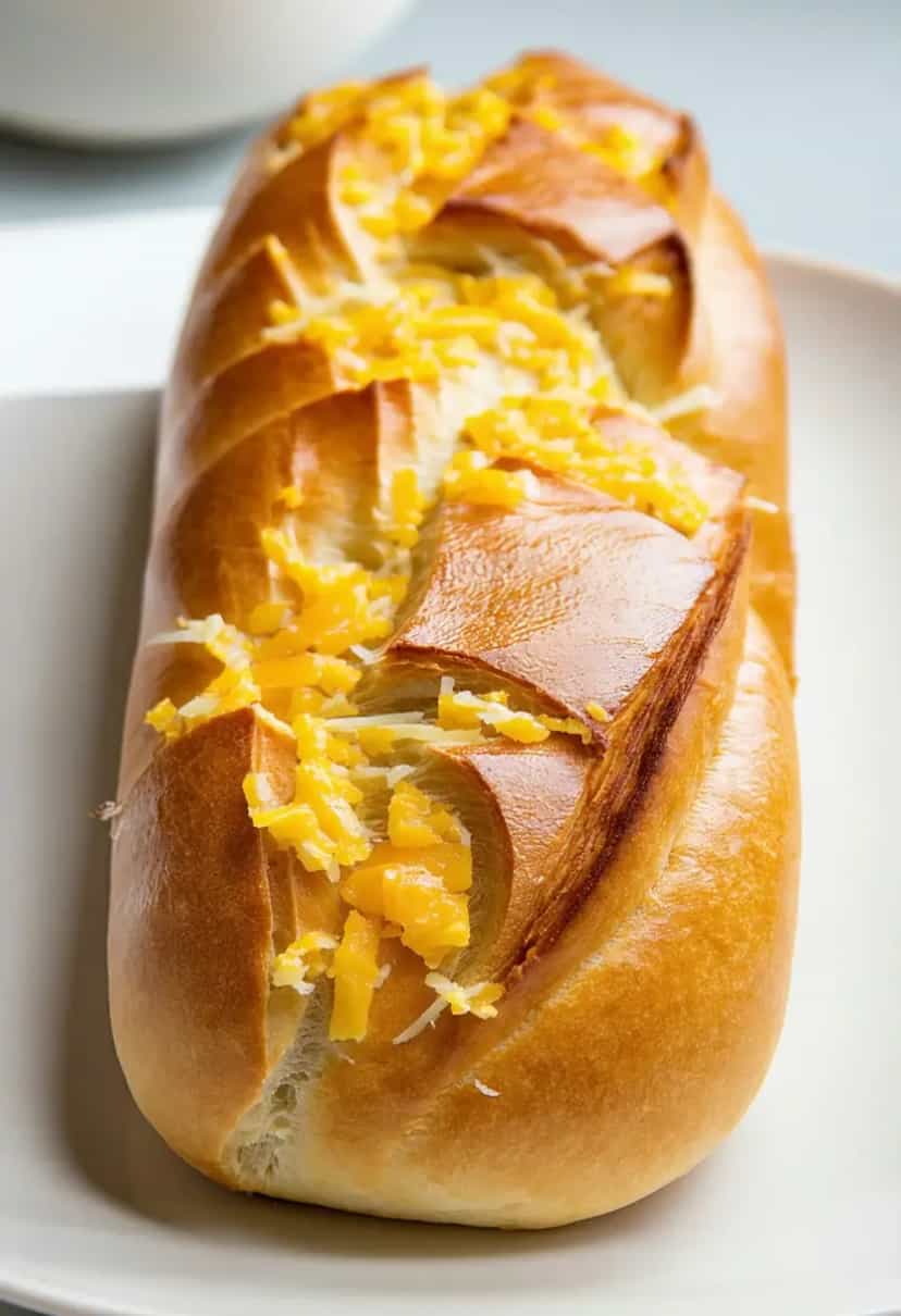 Foto deliciosa de Pão de Fubá com Queijo pronta para servir - Lanches de Padaria