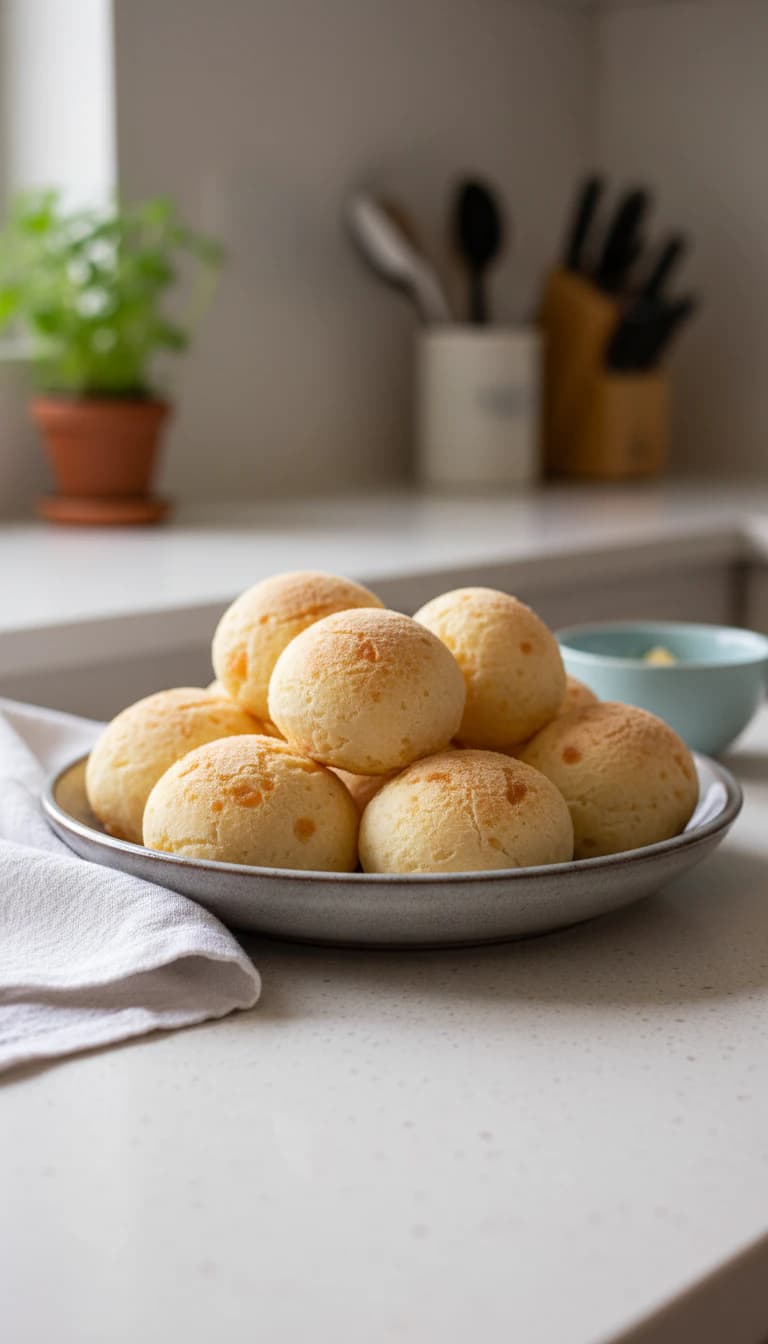 Pão de Queijo com Mussarela e Parmesão