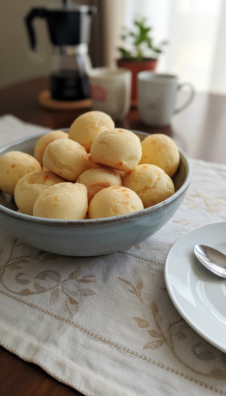 Pão de Queijo com Polvilho Doce