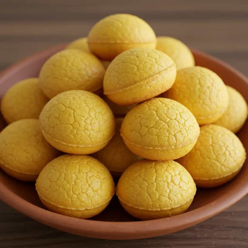Foto deliciosa de Pão de Queijo Delicioso (Sem Leite e Queijo) pronta para servir - Lanches de Padaria