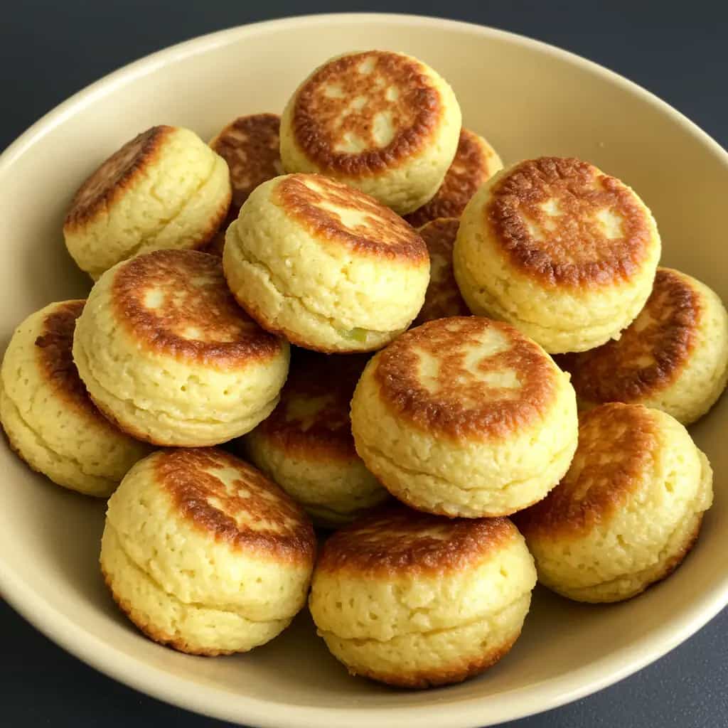 Pão de Queijo Infantil: Queijo Triplo