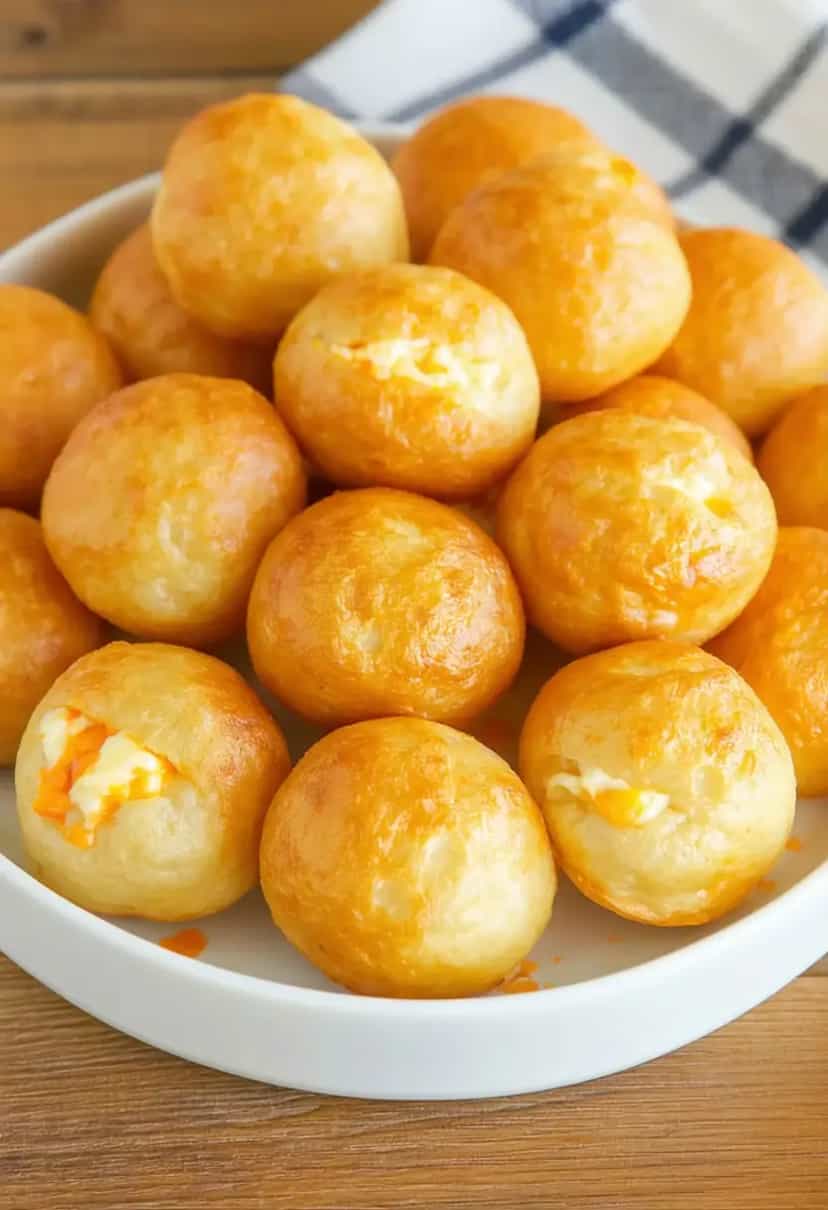 Foto deliciosa de Pão de Queijo Low Carb pronta para servir - Low Carb