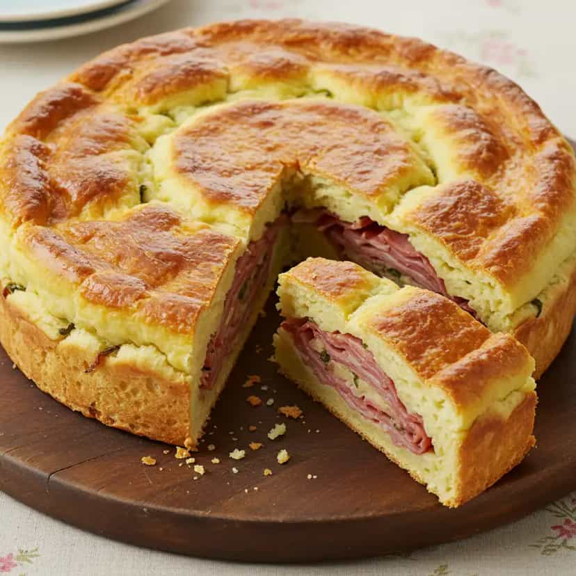 Foto deliciosa de Pão de Queijo Minas e Salame: Receita Caseira pronta para servir - Lanches de Padaria