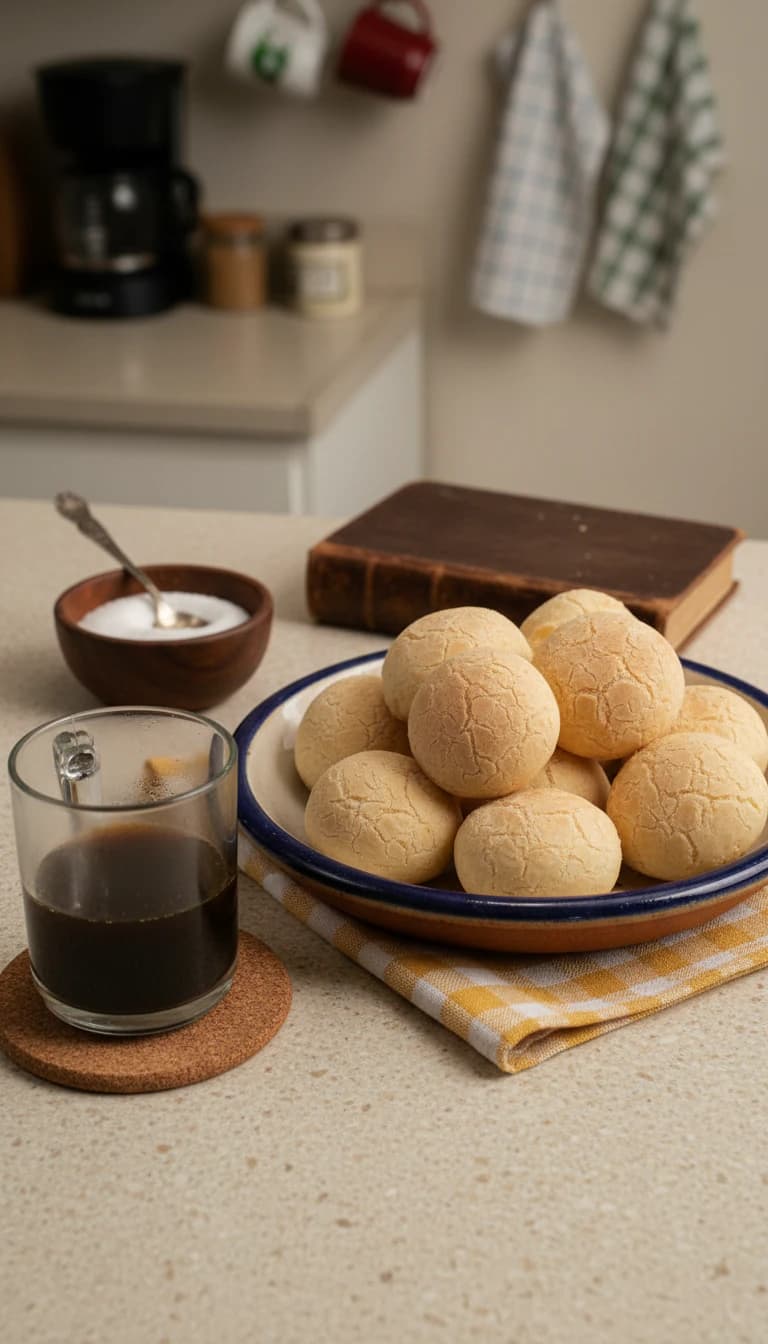 Pão de Queijo Recheado com Goiabada e Cream Cheese