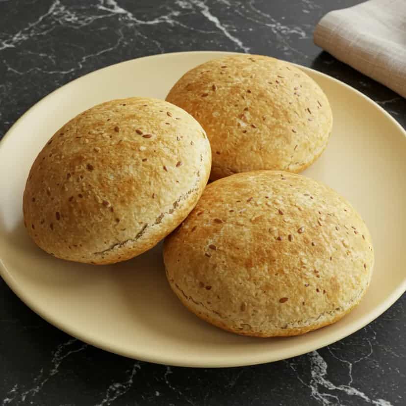 Foto deliciosa de Pão de Quibe Caseiro pronta para servir - Lanches de Padaria