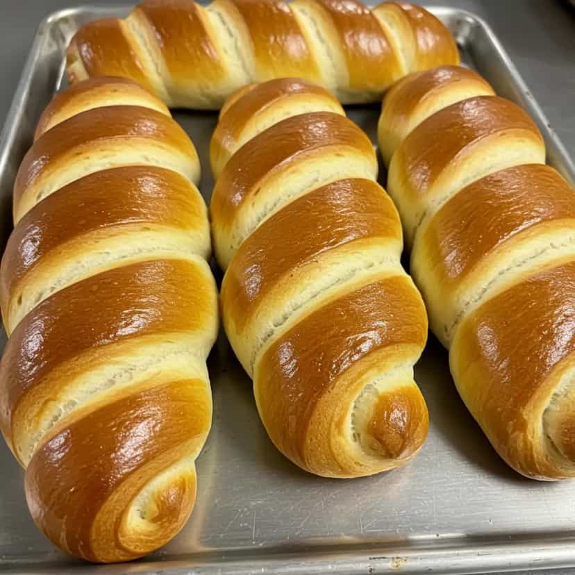 Foto deliciosa de Pão Francês pronta para servir - Café da Manhã Brasileiro