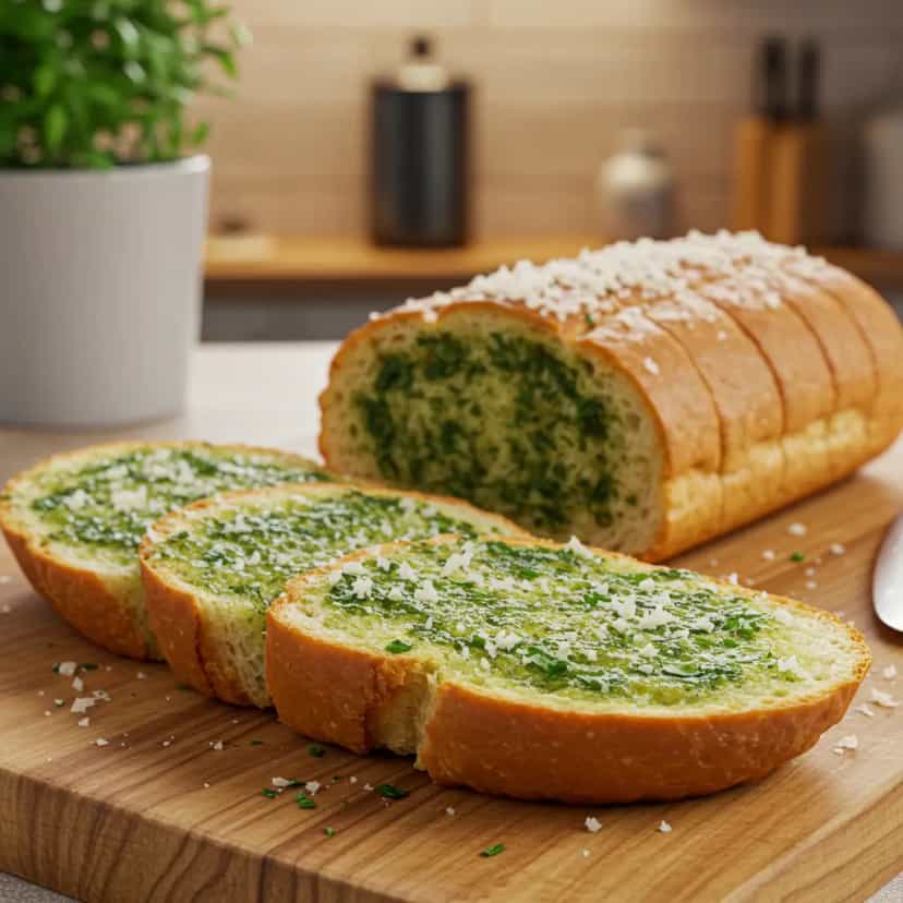 Foto deliciosa de Pasta para pão de alho deliciosa pronta para servir - Pastas & Patês