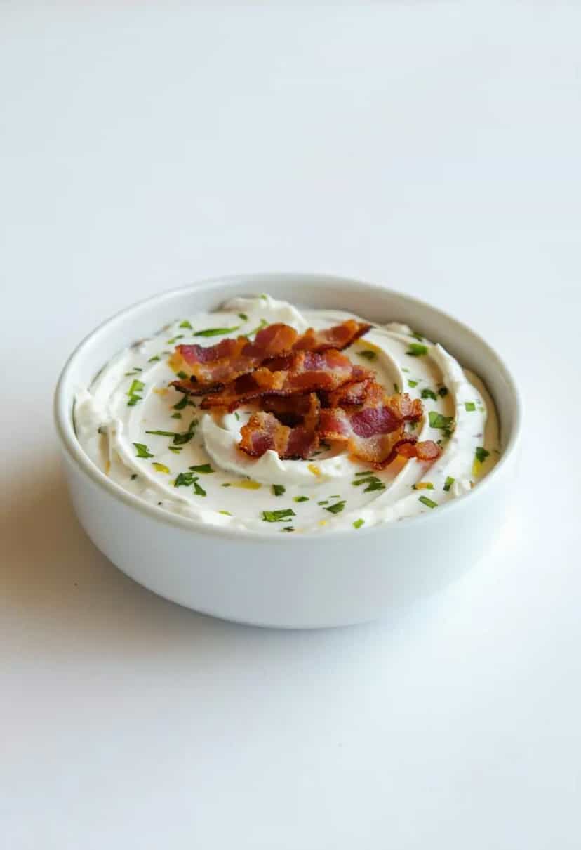 Foto deliciosa de Patê de Bacon com Cream Cheese pronta para servir - Pastas & Patês