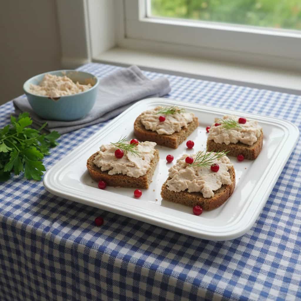 Patê de peito de frango simples