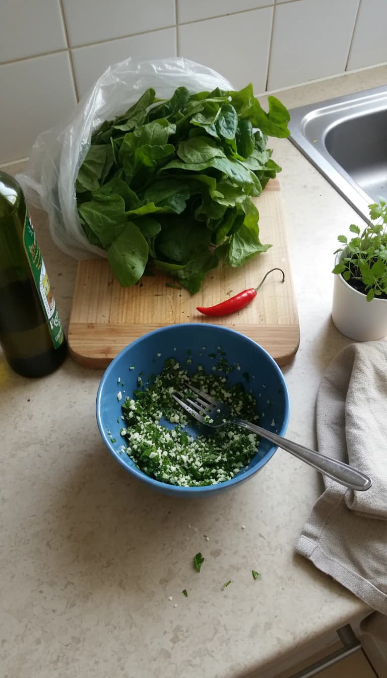 Patê de Rúcula com Gorgonzola