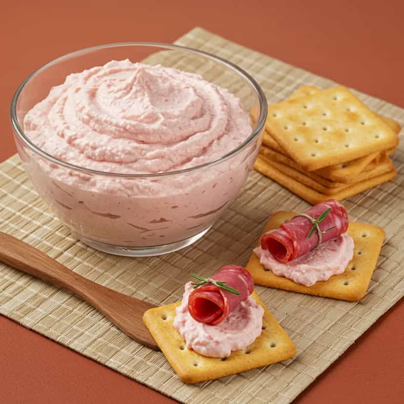 Foto deliciosa de Patê de Salame Italiano: Receita Fácil e Deliciosa pronta para servir - Pastas & Patês