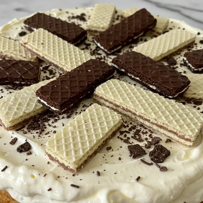 Pavê de Bis Branco e Preto