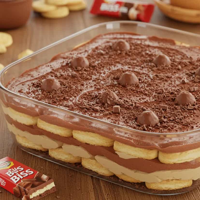 Foto deliciosa de Pavê de bis pronta para servir - Outras Receitas