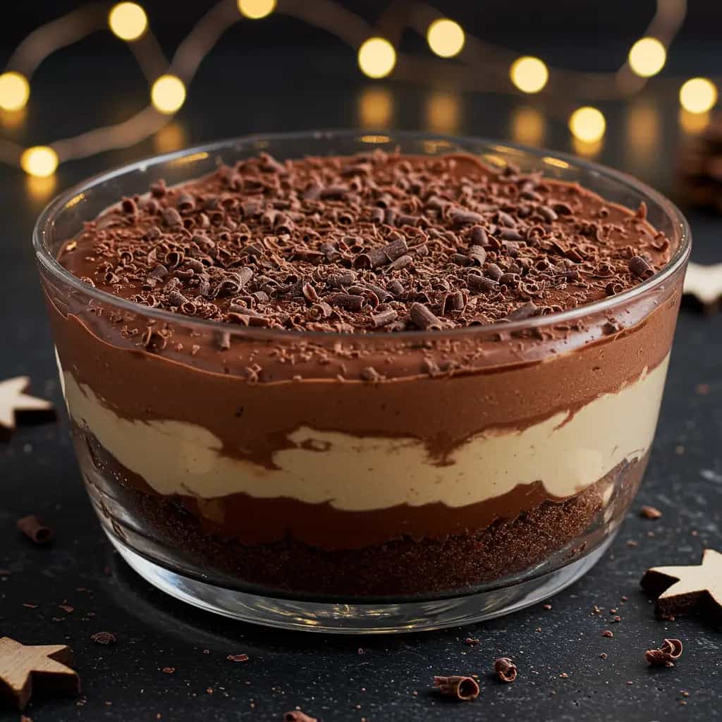 Pavê de Bolacha Recheada com Cobertura de Chocolate