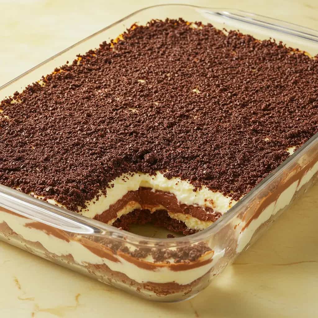 Pavê de Chocolate e Baunilha