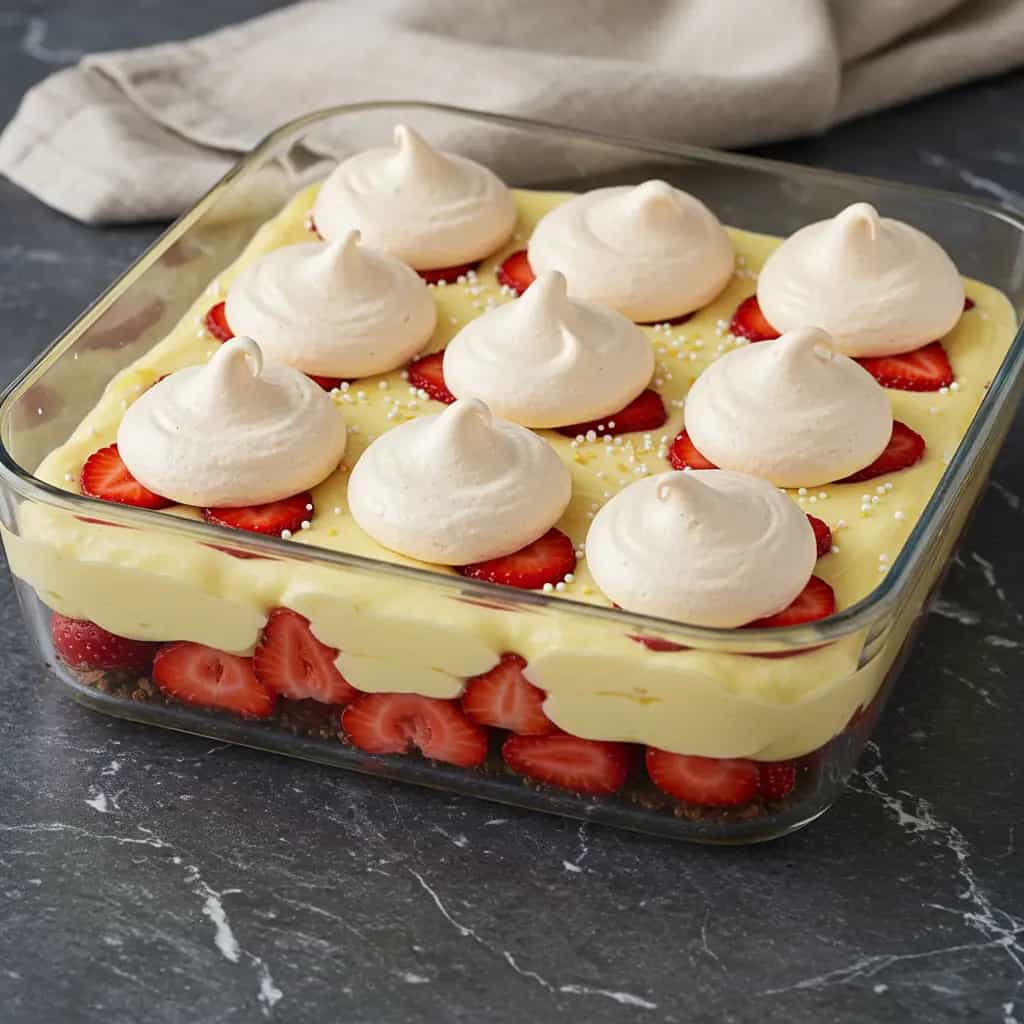 Pavê de Morangos com Chantilly