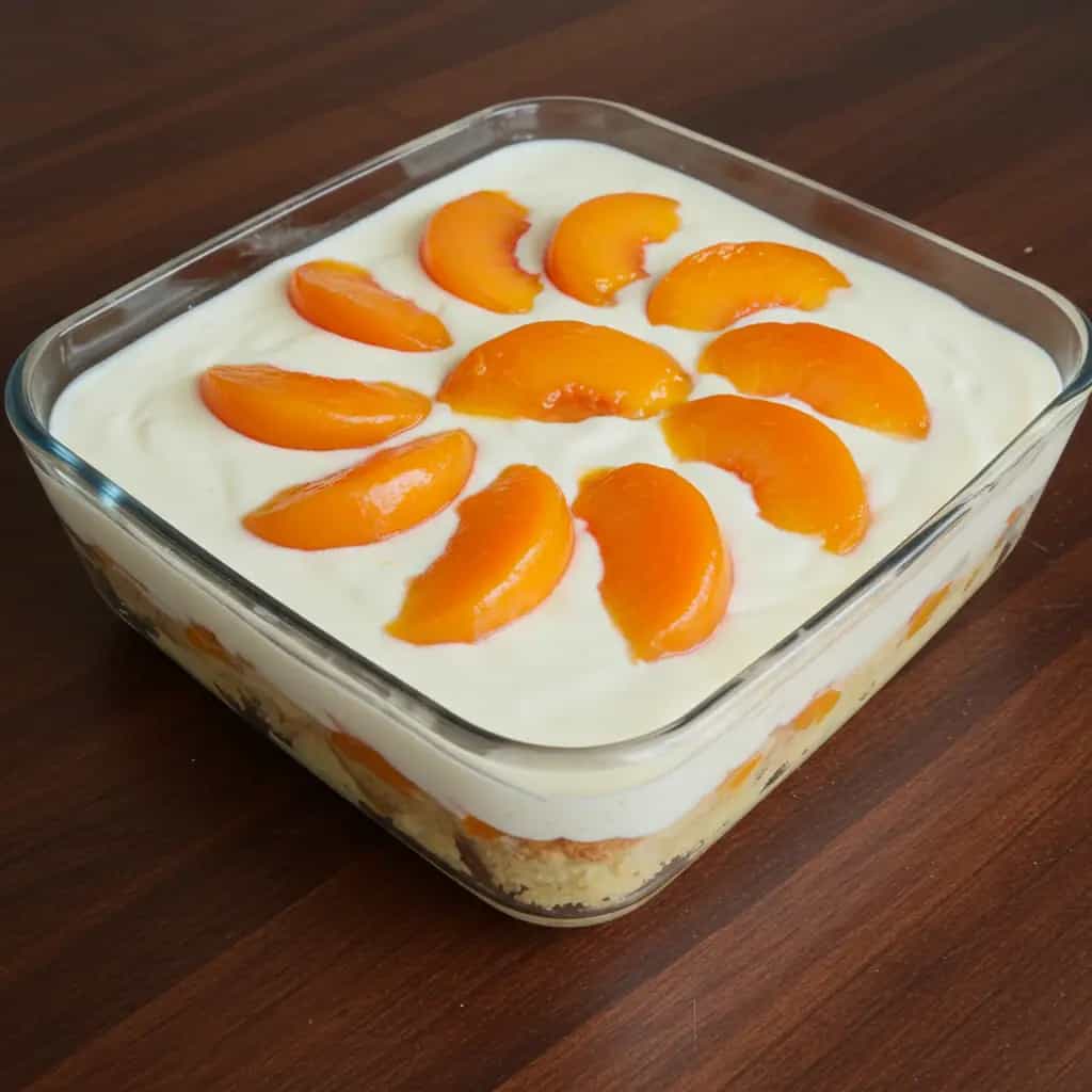 Pavê de Pêssego com Coco