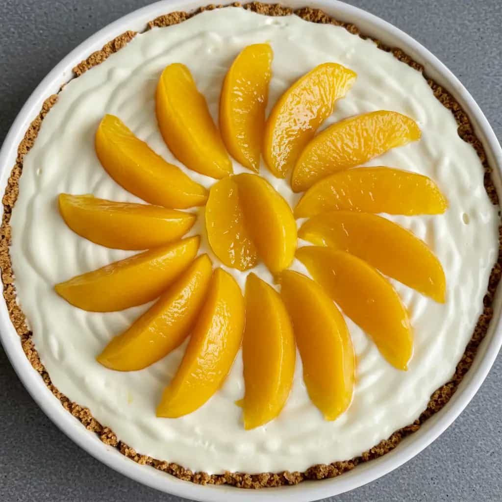 Pavê de Pêssego com Coco