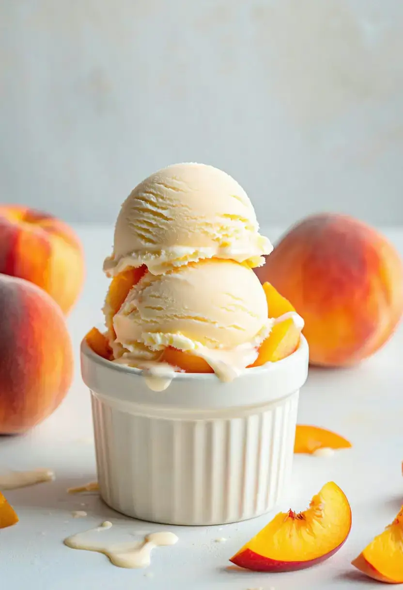 Sorvete de Pêssego