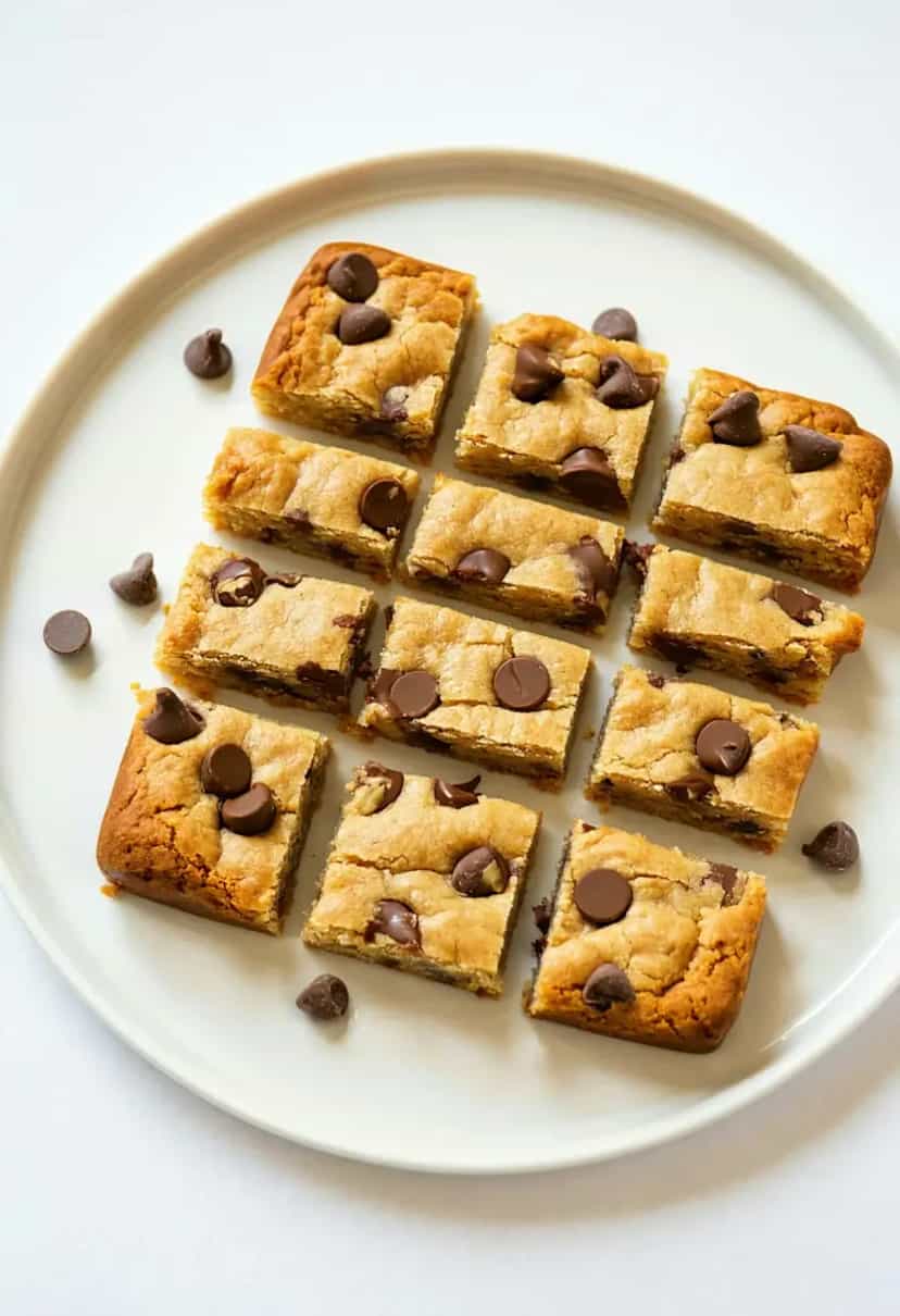 Foto deliciosa de Barras Proteicas de Manteiga de Amendoim e Chocolate pronta para servir - Energéticos & Proteicos