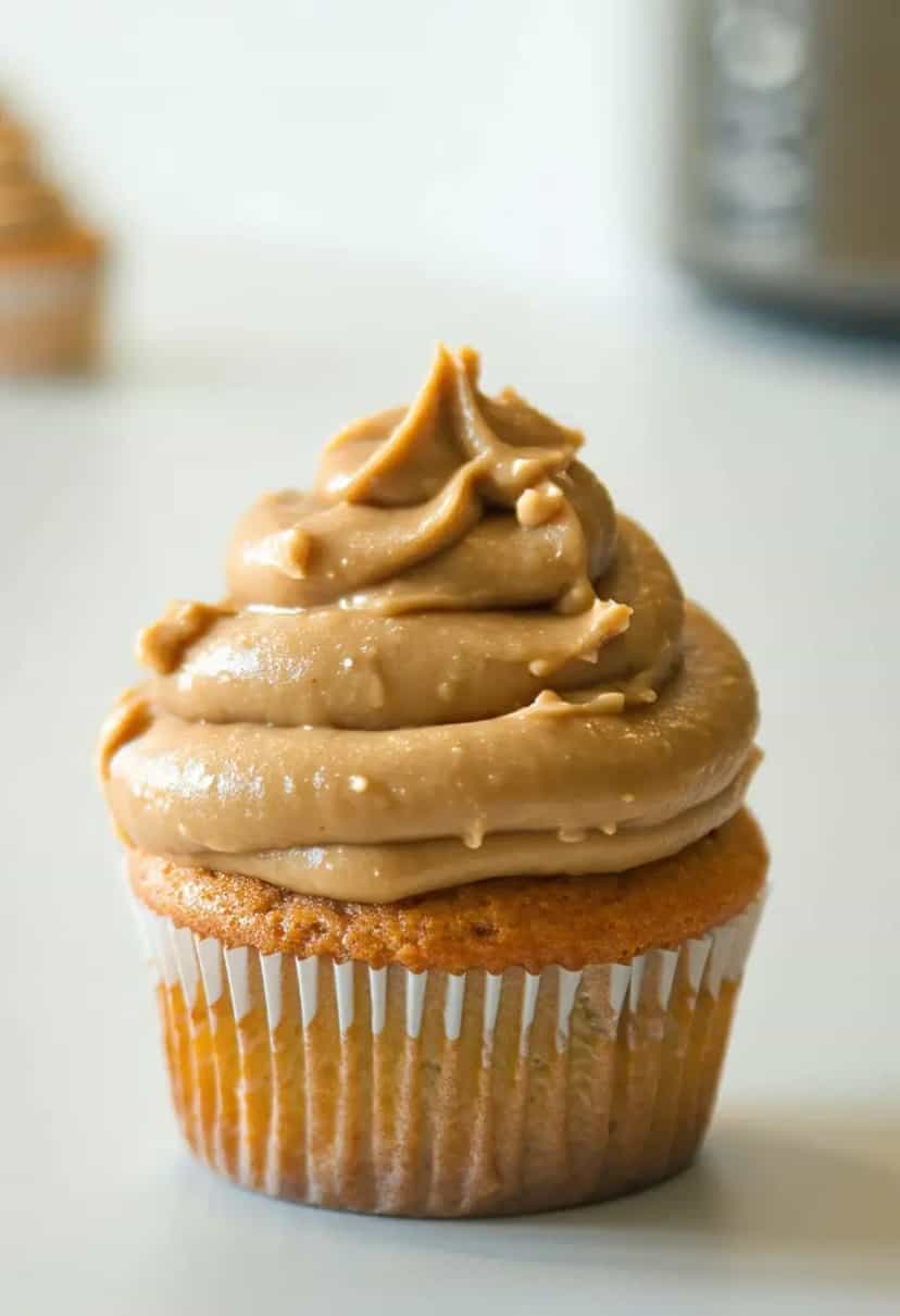 Foto deliciosa de Cupcakes de Manteiga de Amendoim pronta para servir - Bolos & Cupcakes