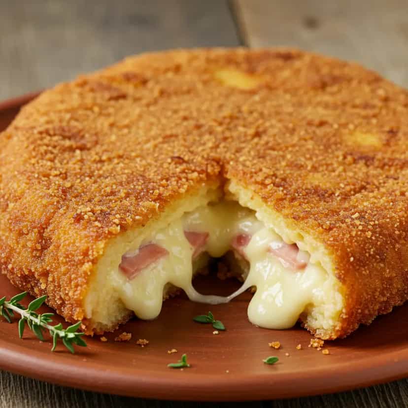 Foto deliciosa de Peito de Frango Recheado: Bacon, Presunto e Queijo pronta para servir - Carnes & Frango