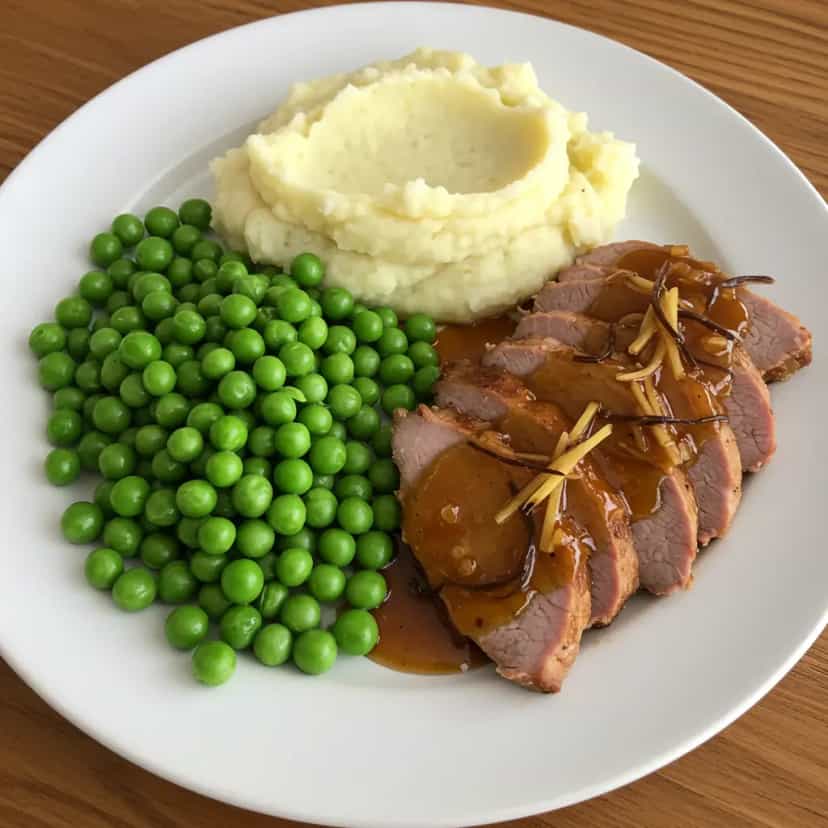 Foto deliciosa de Peito de Pato com Molho de Soja, Mel e Gengibre pronta para servir - Carnes & Frango
