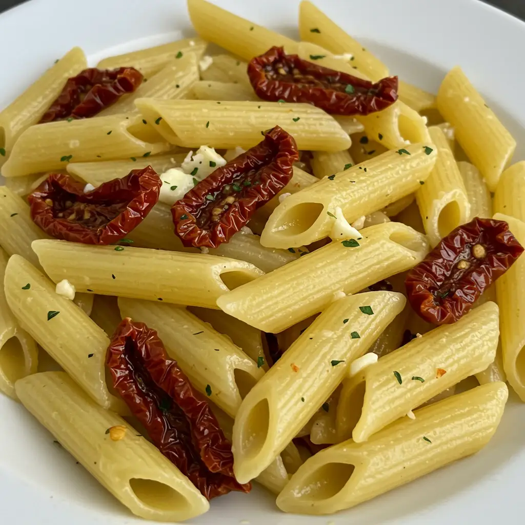 Penne com Calabresa e Tomate Seco