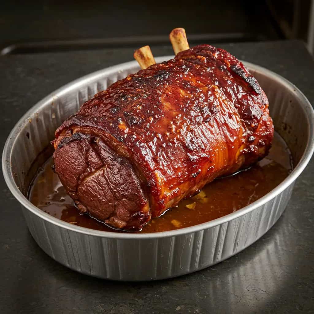 Pernil Assado com Molho de Limão e Especiarias