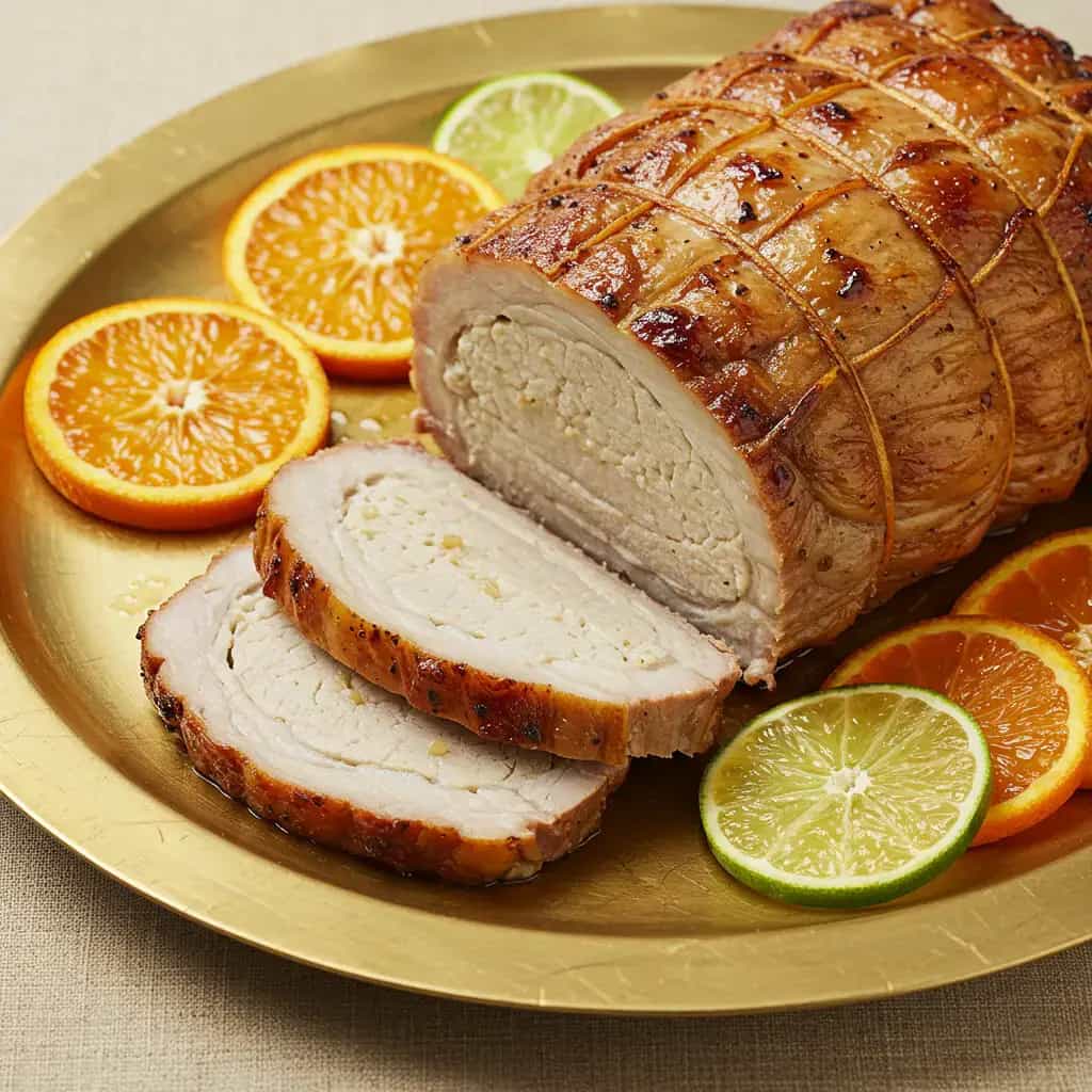 Pernil Assado com Molho de Três Limões