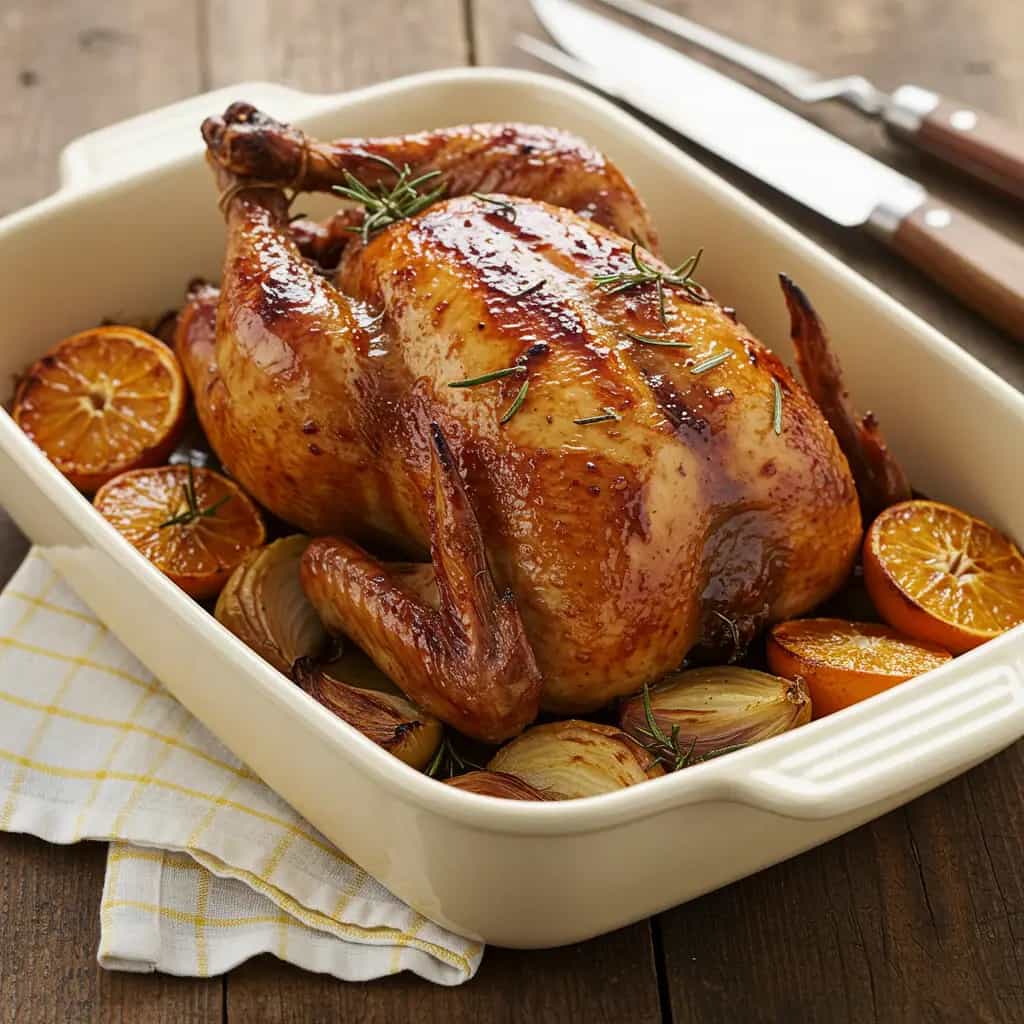 Peru Recheado com Cogumelos e Champagne