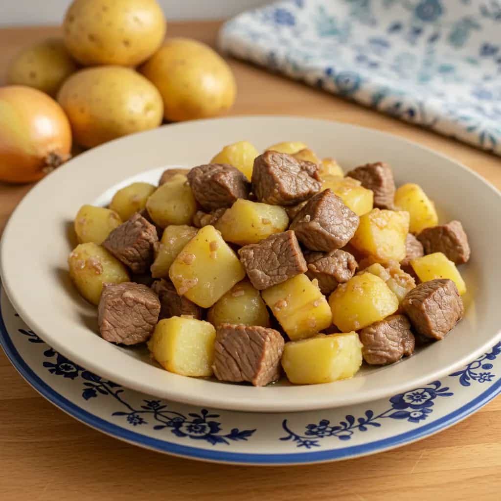 Picadinho de Carne com Batatas: Receita Caseira